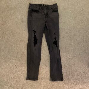 Black Hollister Skinny Jeans